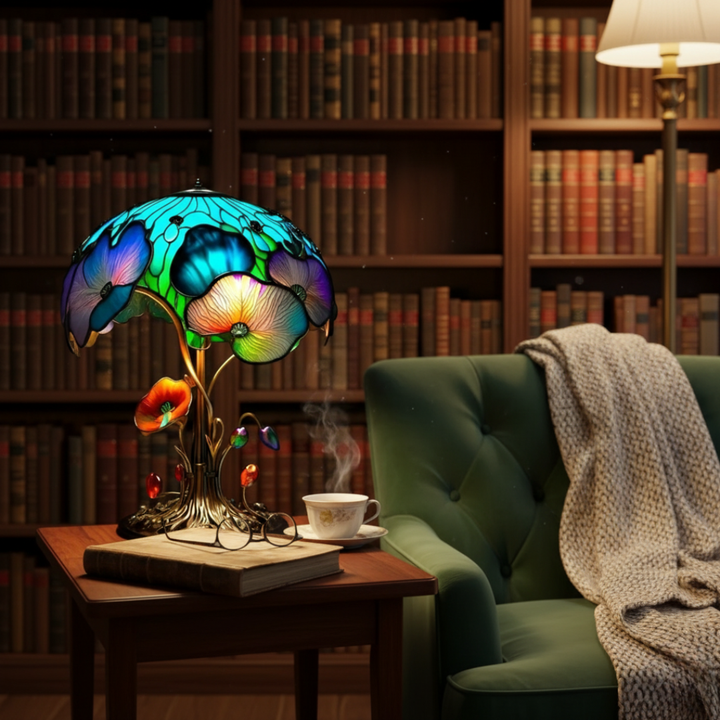 Lampa Florální Houbová Bohémský Chic