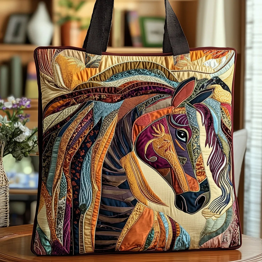 Sac Artisanal - Kůň v Mosaikovém Vícebarevném Provedení