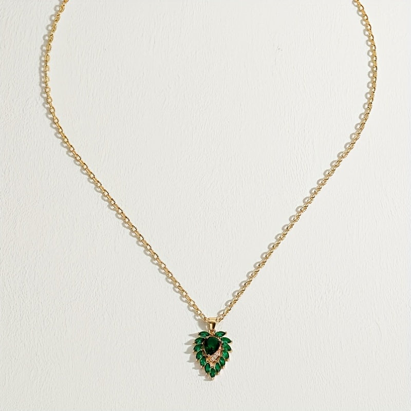 Collier Matilde - Srdce v Smaragdě