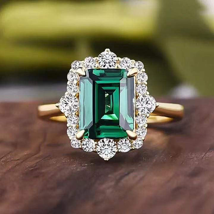 Émeraude Royale - Elegantní Prsten