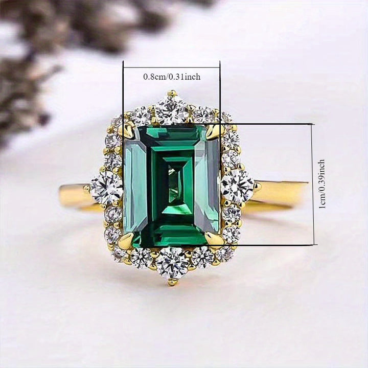Émeraude Royale - Elegantní Prsten