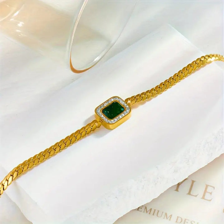 Náhrdelník Zelená Smaragdová