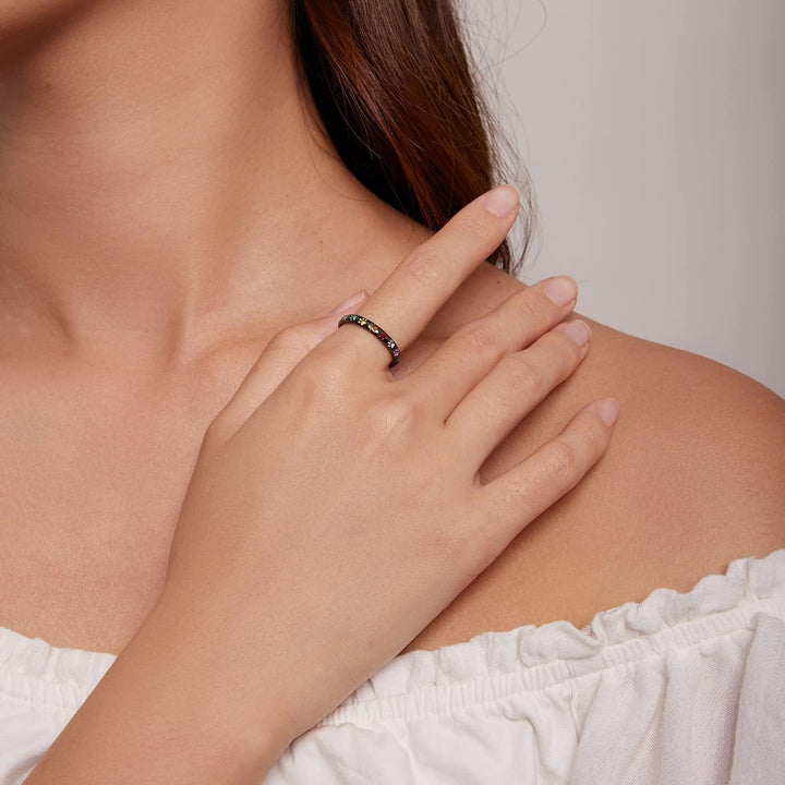 Stříbrný prsten se vzorem tlapky