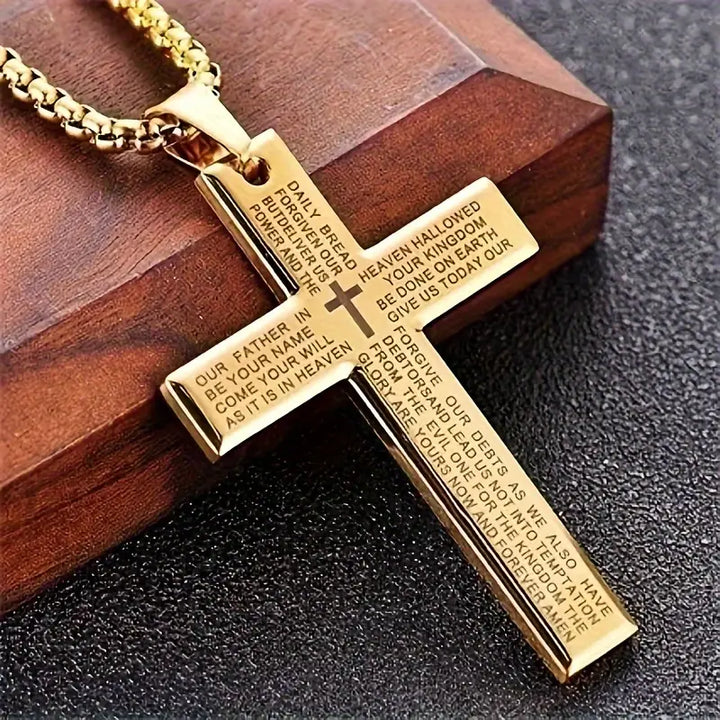 Moderní Unisex Náhrdelník s Křížovým Přívěskem
