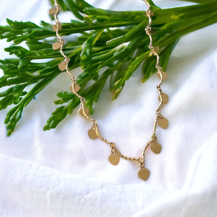 Choker Collier s Přívěskem Srdce Melita