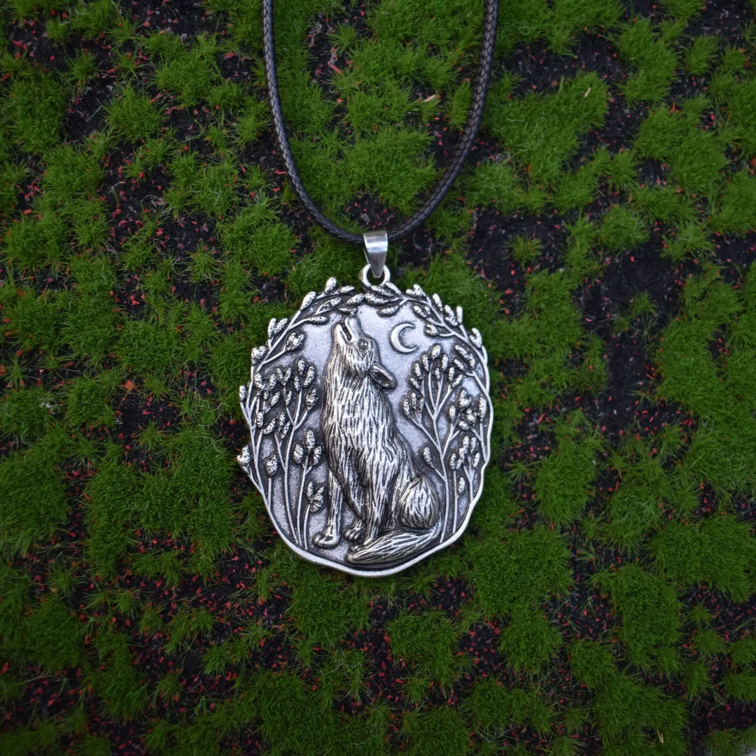Loup Lunaire Pendentif - Kolíček Duchovního Zvířete