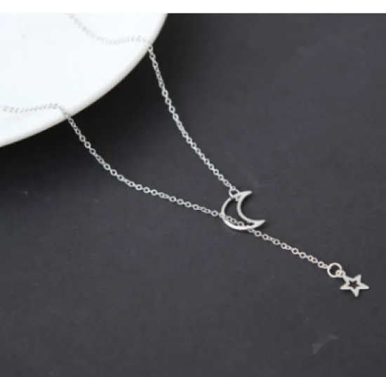 Collier Court Étoile Lunaire
