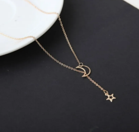 Collier Court Étoile Lunaire