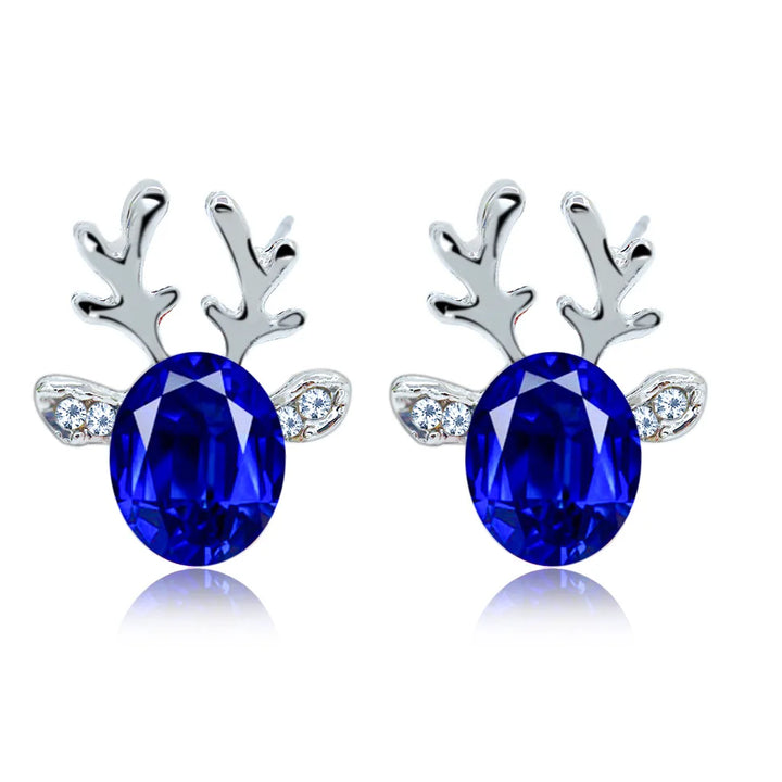 Veselé krystalové náušnice ve tvaru soba