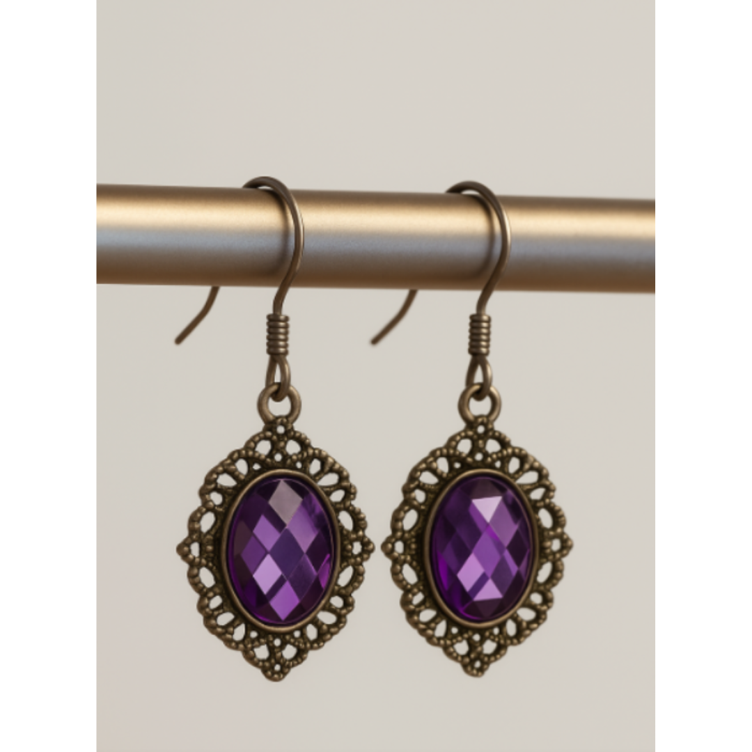 Náušnice Amethyst Yara