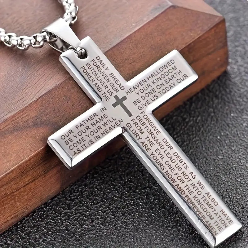 Moderní Unisex Náhrdelník s Křížovým Přívěskem