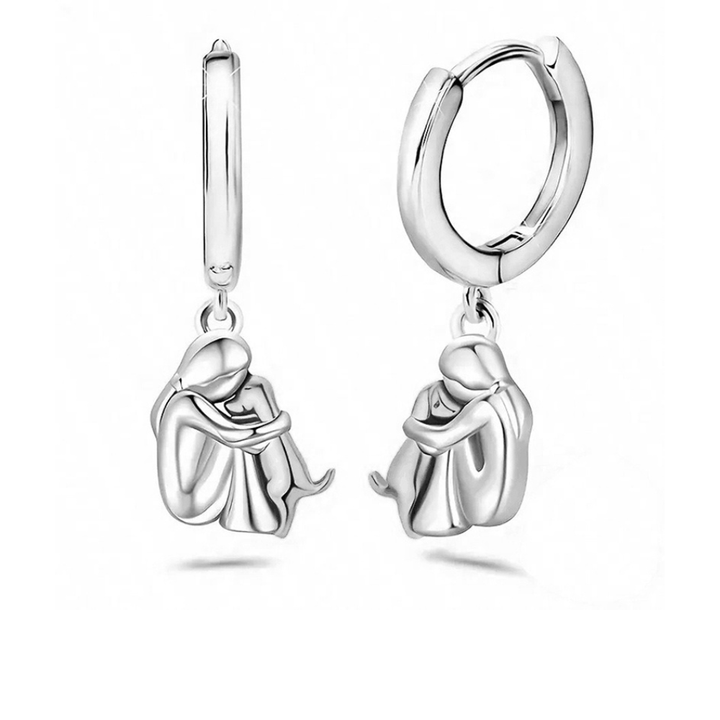Hug Pendentif Náhrdelník s Dárkovými Náušnicemi
