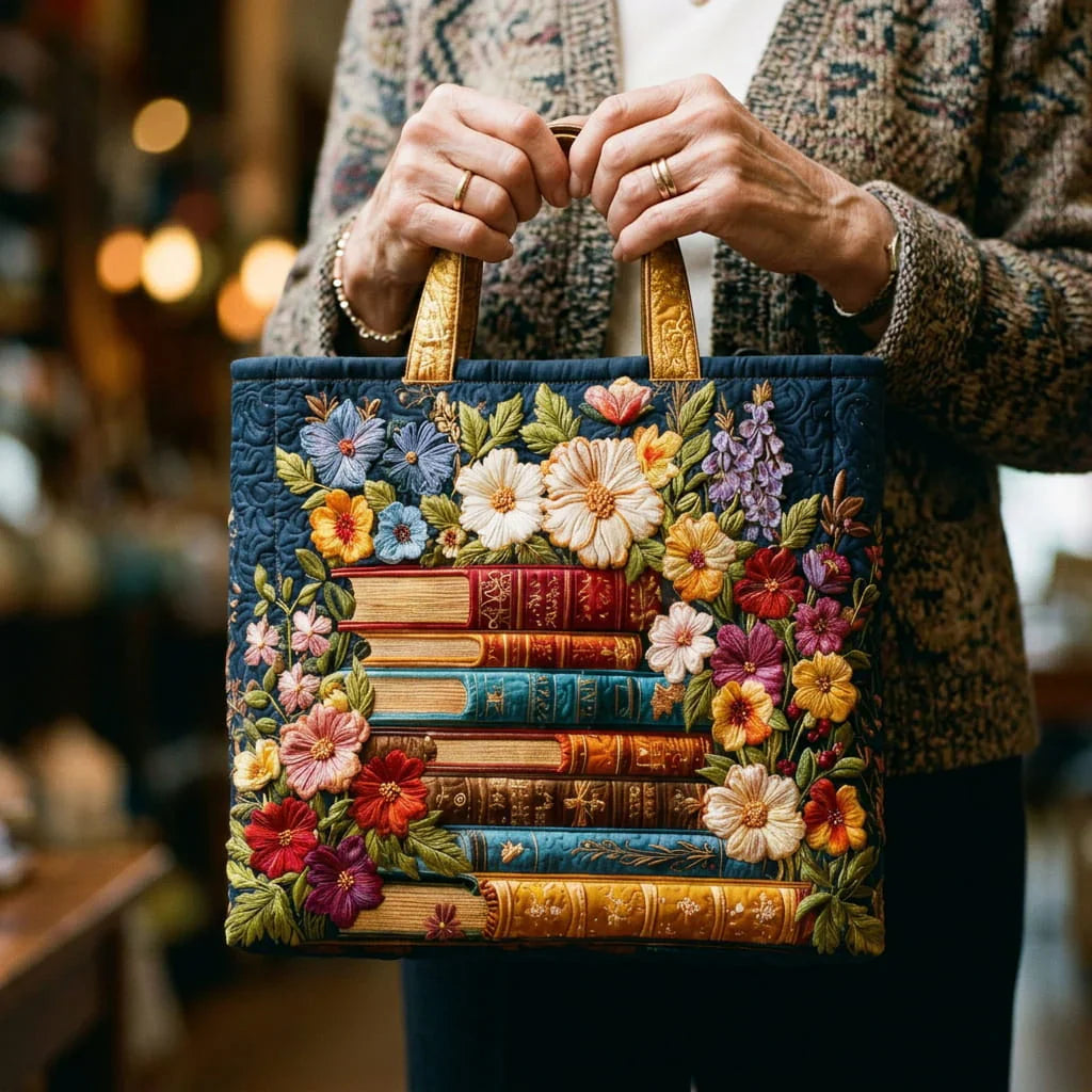 Sac Artisanal - Květinový Tisk a Knihy