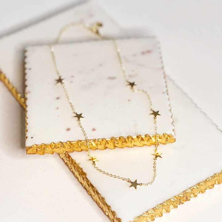 Choker Collier s Přívěskem Hvězda Dainty Stella